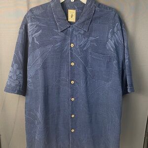 Blue Floral Men's Shirt